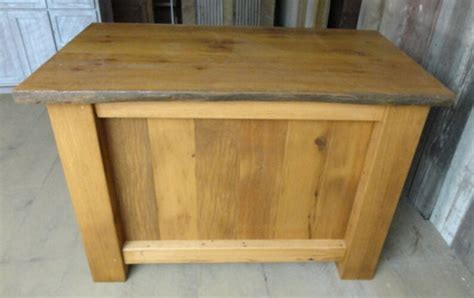 Oak Butcher Block Island Made From Reclaimed Oak Barnwood - Etsy