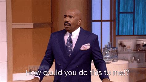 How Could You Do This To Me GIF by Steve Harvey TV - Find & Share on GIPHY