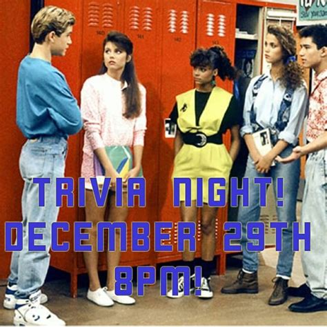 Saved By the Bell Trivia Night