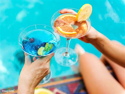 Download premium image of Cocktail party by the swimming pool 399827 | Swimming pool cocktail ...