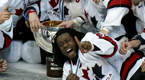 Anson Carter scored the winning goal for team Canada at the 2003 World ...