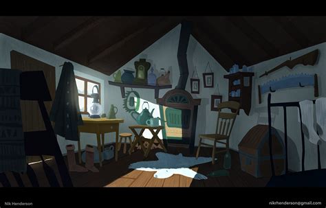 Hunter’s Cabin Visual Development on Behance