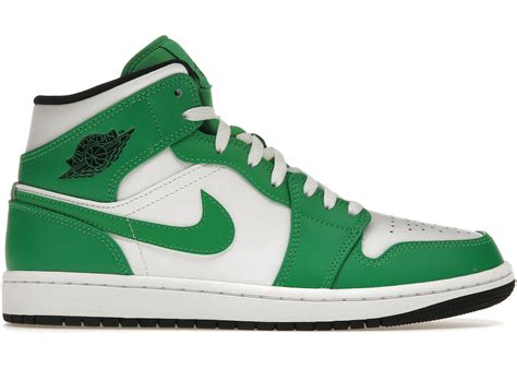 Jordan 1 Mid Lucky Green Men's - DQ8426-301 - US