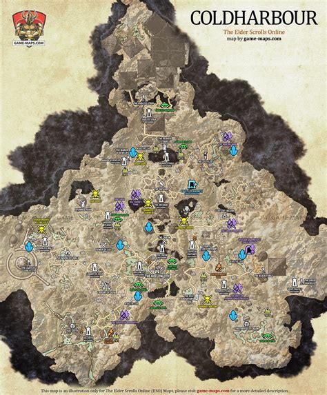 Coldharbour Map - The Elder Scrolls Online (ESO)