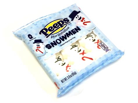 Peeps Snowmen - 3 oz box of 6 | OldTimeCandy.com