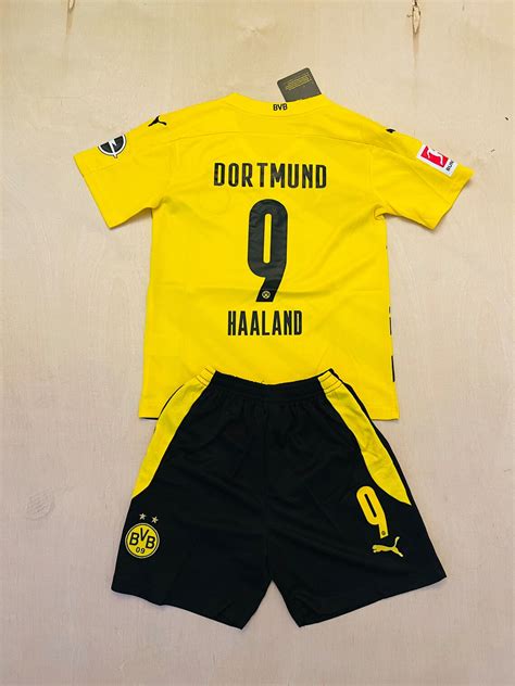 Haaland 9 Borussia Dortmund youth soccer jersey set for | Etsy