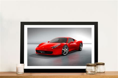 Red Ferrari Canvas Art Print & Wall Art Sydney | Perth | Brisbane Australia