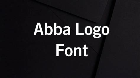 Abba Logo Font Free Download