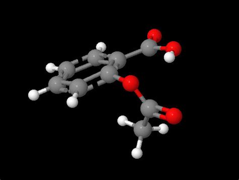 3D structure of molecule aspirin created by MATLAB | Download ...