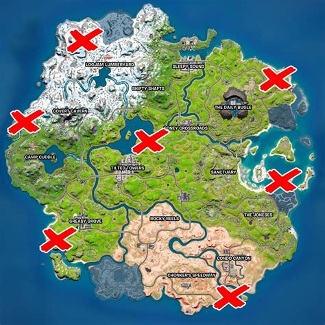 Fortnite: Every New Vault Location in Chapter 3 Season 2