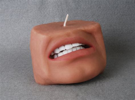 Disembodied facial-feature candles - Boing Boing