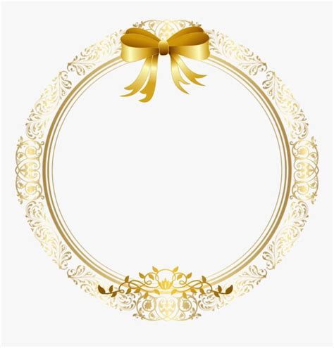 Elegant Gold Frame with Scrolled Edges