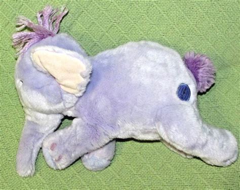 Disney Store HEFFALUMP Winnie POOH Lumpy 15" Purple Plush Stuffed ELEPHANT Toy #Disney | Winnie ...