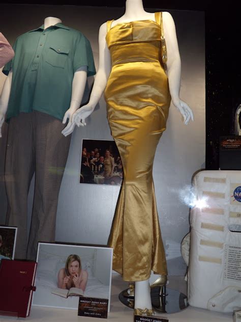 Renee Zellweger's gold Bridget Jones dinner gown... | Hollywood Movie ...