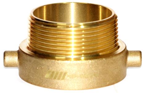 Fire Hydrant Brass Adapter 2-1/2" NST (NH) Female x 2-1/2" NPT Male | eBay