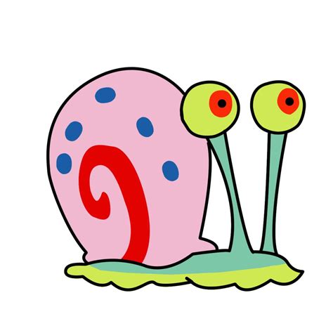 How to Draw Gary the Snail from SpongeBob SquarePants: 6 Steps | Spongebob painting, Spongebob ...