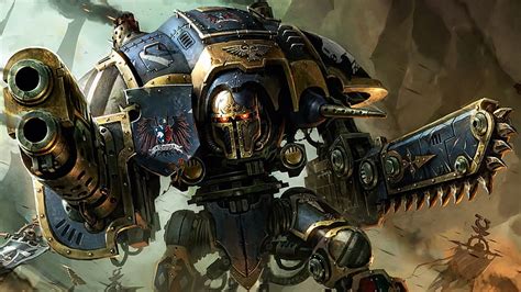 Imperial knight, war hammer 40k, artwork, Games, HD wallpaper | Peakpx