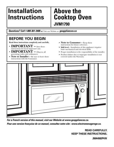 Installation - GE Appliances