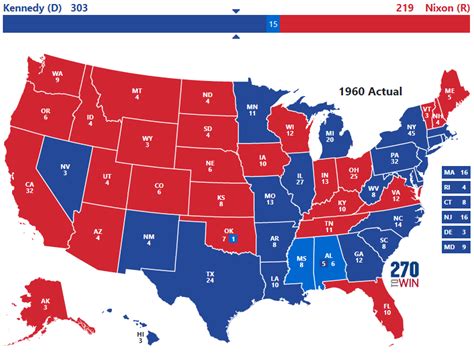 Presidential Election of 1960 - 270toWin