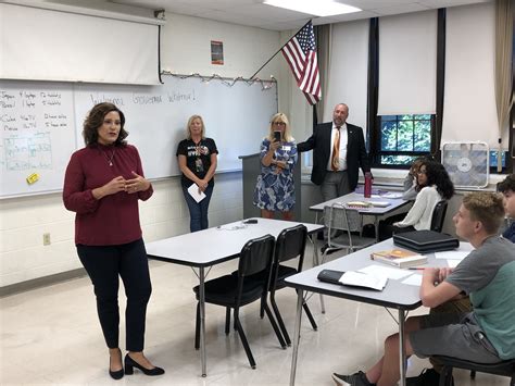 Whitmer Pushes for Real Budget Solutions at Jackson School Visit ...