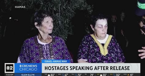 Israeli hostage speaks out after release by Hamas - CBS Chicago