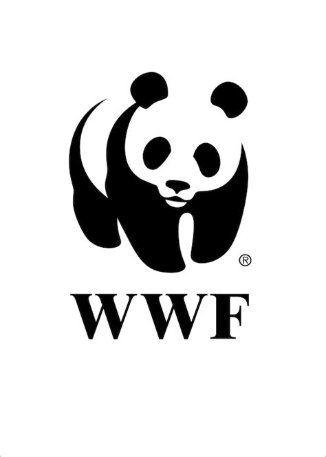 Wwf Black Panda Logo Svg Cricut Svg World Wide Fund for | Etsy