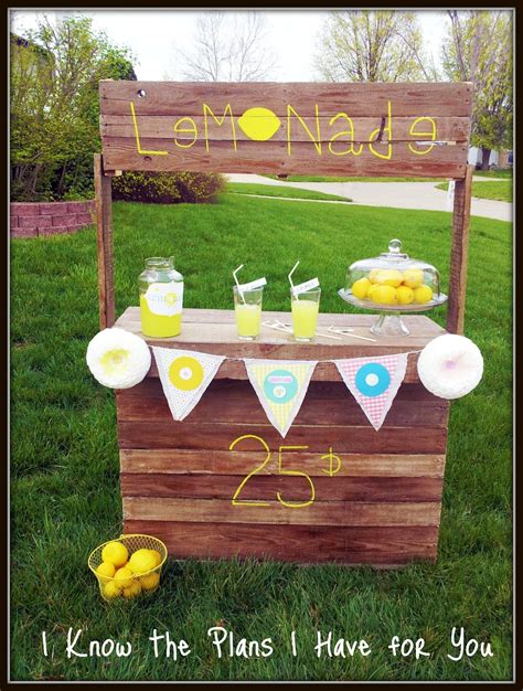 I Know The Plans I Have For You: Round 3!! Pallet Lemonade Stand...