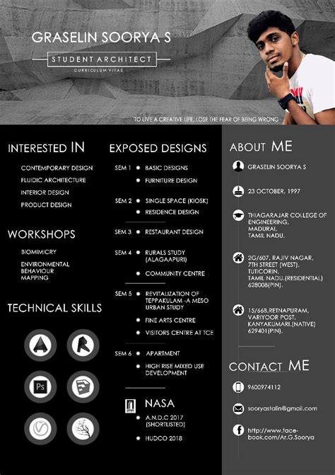 Architecture Student Cv Sample - Coverletterpedia