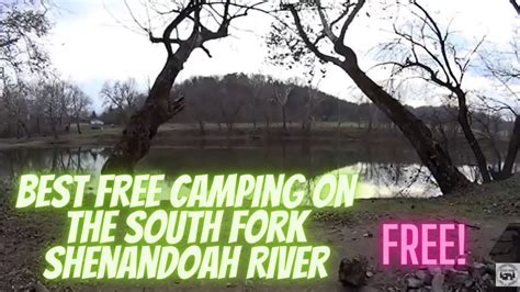 Best Free camping on the South Fork Shenandoah River - YouTube