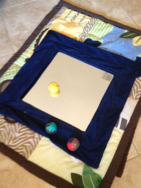 one hour a day: DIY Tummy Time Mirror | Tummy time blanket, Tummy time, Baby projects