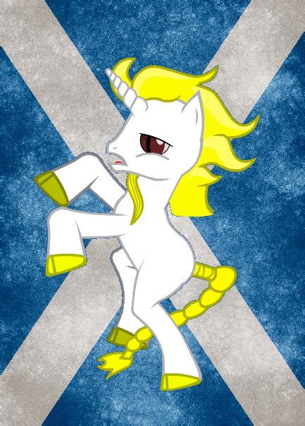 Scottish Unicorn Pony Flag by irishhighlander on DeviantArt