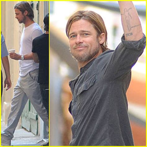 Brad Pitt: ‘World War Z’ Set! | Brad Pitt | Just Jared: Celebrity News ...