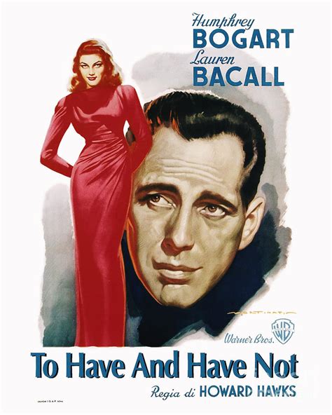 To Have And Have Not Movie Poster - Humphrey Bogart Photograph by MMG Archive Prints