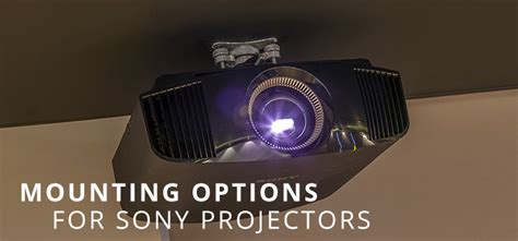 Mounting Solutions for Sony screens and Projectors - Future Automation