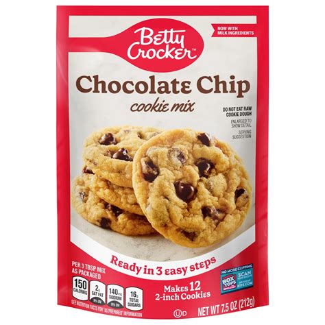 Betty Crocker Chocolate Chip Cookie Mix - Shop Baking Mixes at H-E-B