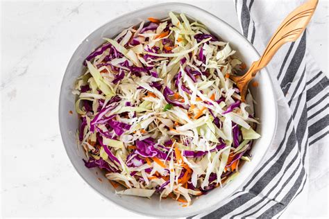 Coleslaw Salad Recipe With Purple Cabbage