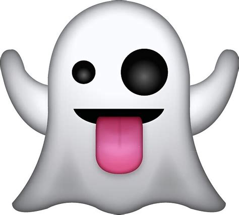 "ghost emoji" by allihessel | Redbubble