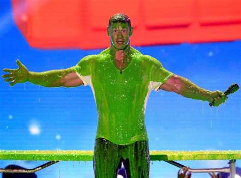 John Cena from Celebs Get Slimed at 2018 Kids' Choice Awards | E! News