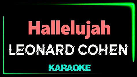 Leonard Cohen - Hallelujah - KARAOKE * Chords - Chordify