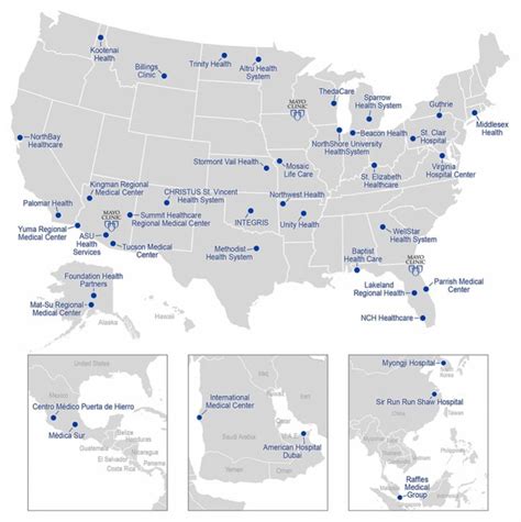 Mayo Clinic Care Network Map - About Us - Mayo Clinic - Mayo Clinic ...