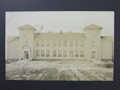 Yuma Colorado CO High School Real Photo Postcard RPPC 1921 | eBay | Yuma, Photo postcards, Real ...