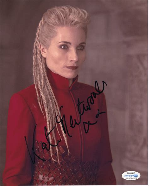 Kate Fleetwood Wheel of Time Signed Autograph 8x10 Photo ACOA | Outlaw Hobbies Authentic Autographs