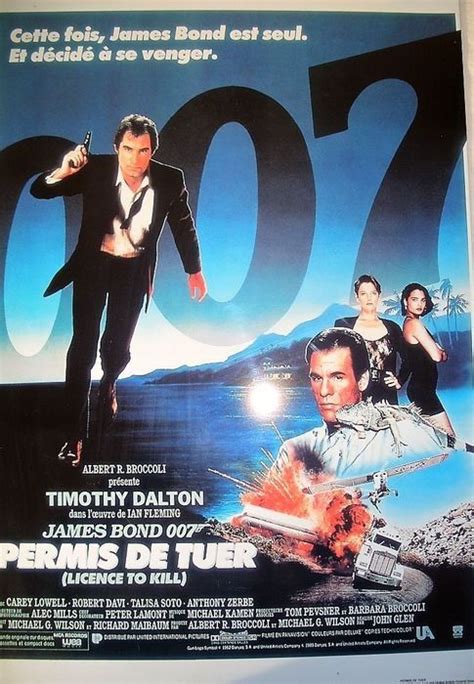 An original movie poster, James Bond, License to Kill - Catawiki