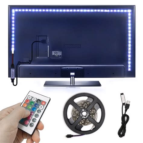 Aliexpress.com : Buy 2.5m USB RGB LED Strip 5050 SMD Flexible LED Backlight TV Kit Flat Screen ...