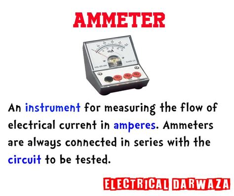 The function of an ammeter is to measure the ac and dc current in a circuit. Ammeter are ...