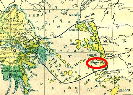 Miletus Ancient Greece Map - Time Zones Map