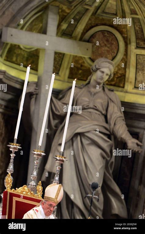 Pope Francis leads a bishops ordination ceremony in Saint Peter's Basilica at the Vatican on ...