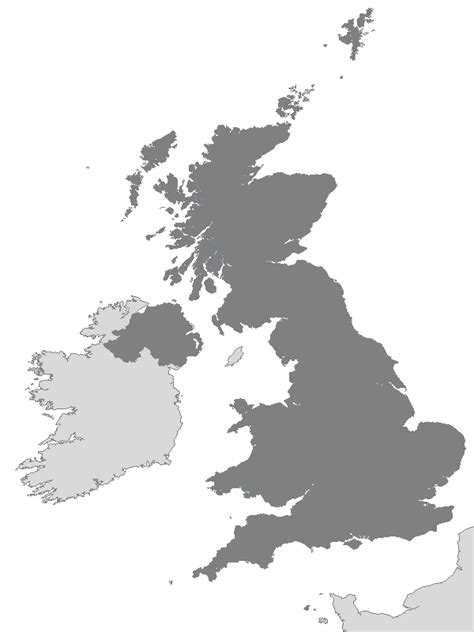 Printable Blank Uk Map With Outline Transparent Png Map Pdf Map | Images and Photos finder