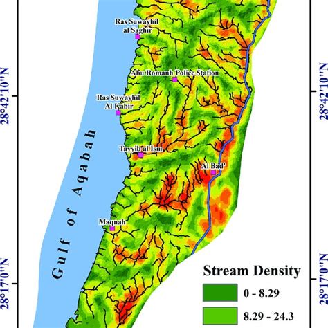 Location and geologic map of the Neom studied area. | Download ...