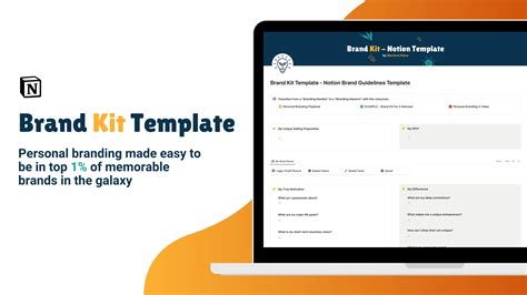 Brand Kit Template - Notion Brand Guidelines Template 📸 | Notionhub